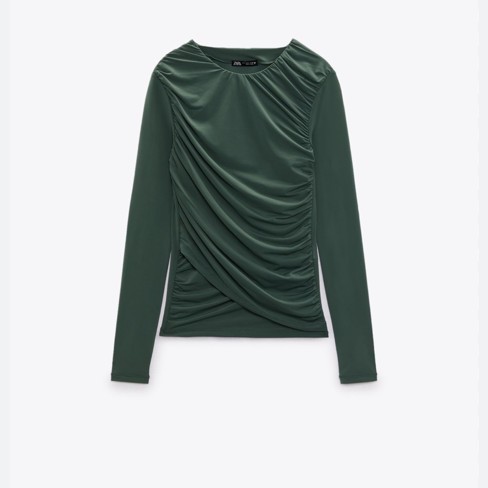 Zara ruched top